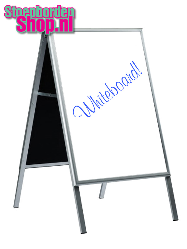 Stoepbord met whiteboard